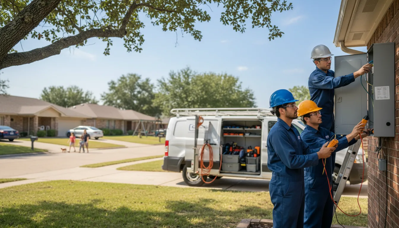 Certified electrician providing emergency electrical services in Sharps Chapel, TN